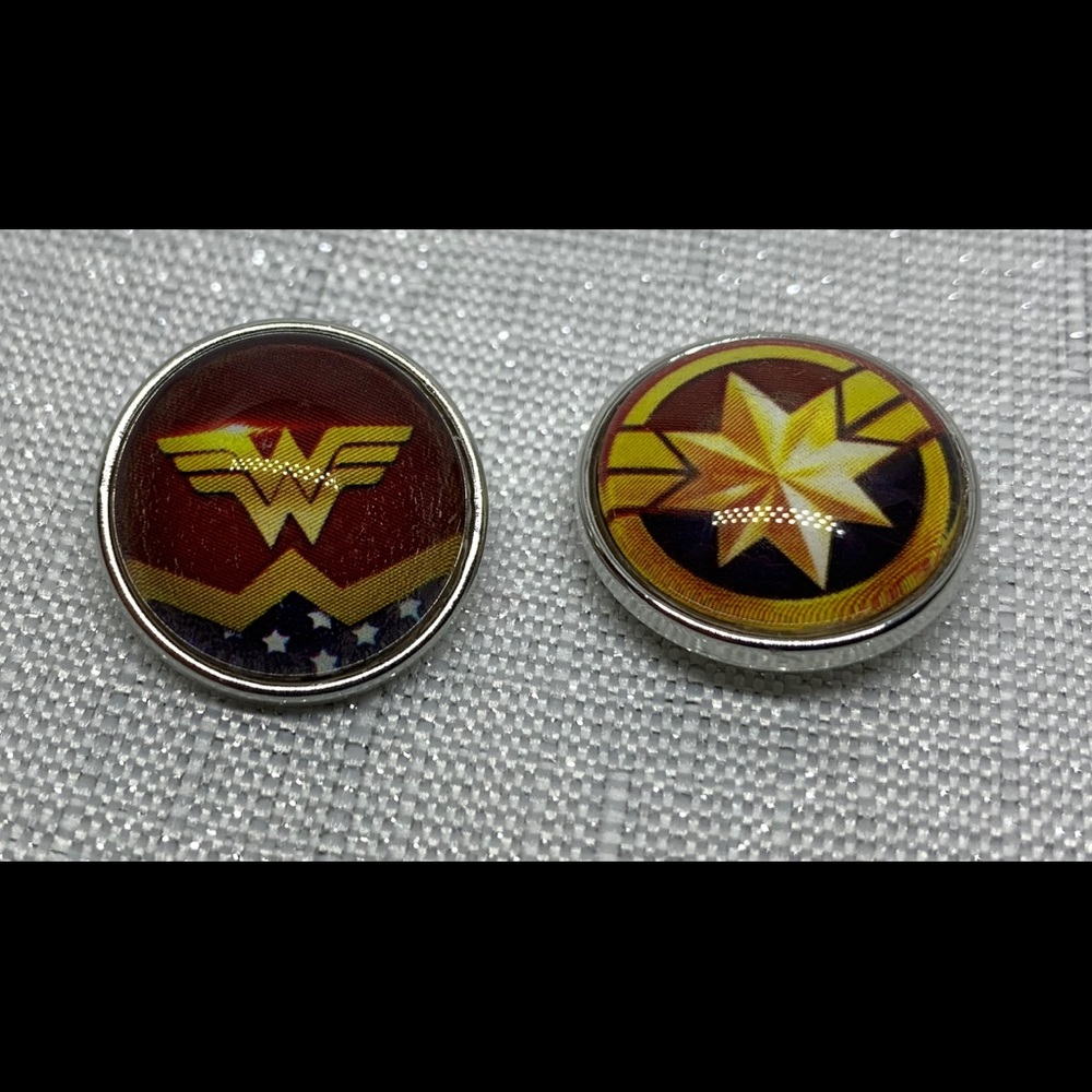 Lady Superheroes Snap Button Set - Oh Snap!